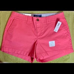 Old Navy Women’s Coral Cotton Shorts NWT